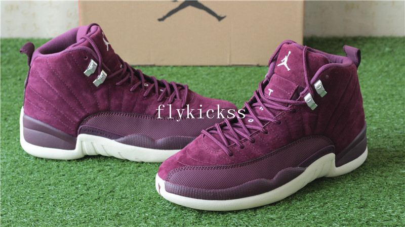 Air Jordan 12 PSNY Bordeaux Suede